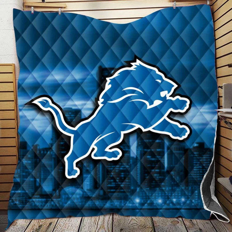Detroit Lions NFL American Football Team Quilt Blanket