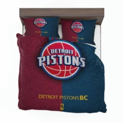 Detroit Pistons Energetic NBA Basketball Club Bedding Set 1