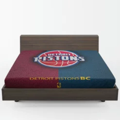 Detroit Pistons Energetic NBA Basketball Club Fitted Sheet 1