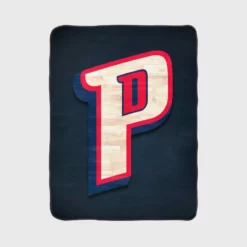 Detroit Pistons Exellelant NBA Basketball Team Fleece Blanket 1