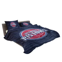 Detroit Pistons Powerful NBA Basketball Club Bedding Set 2