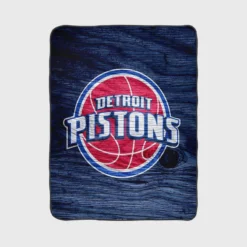 Detroit Pistons Powerful NBA Basketball Club Fleece Blanket 1