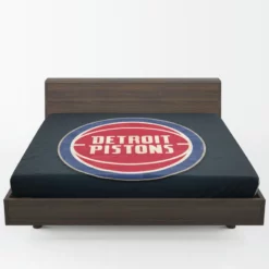 Detroit Pistons Top Ranked NBA Basketball Team Fitted Sheet 1