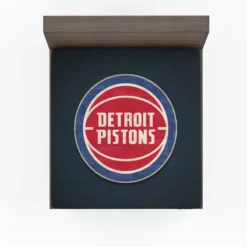Detroit Pistons Top Ranked NBA Basketball Team Fitted Sheet