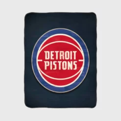 Detroit Pistons Top Ranked NBA Basketball Team Fleece Blanket 1