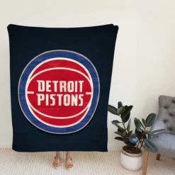 Detroit Pistons Top Ranked NBA Basketball Team Fleece Blanket