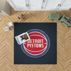 Detroit Pistons Top Ranked NBA Basketball Team Rug
