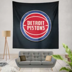 Detroit Pistons Top Ranked NBA Basketball Team Tapestry