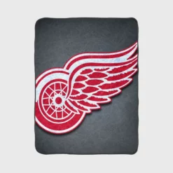 Detroit Red Wings NHL Ice Hockey Team Fleece Blanket 1