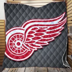 Detroit Red Wings NHL Ice Hockey Team Quilt Blanket