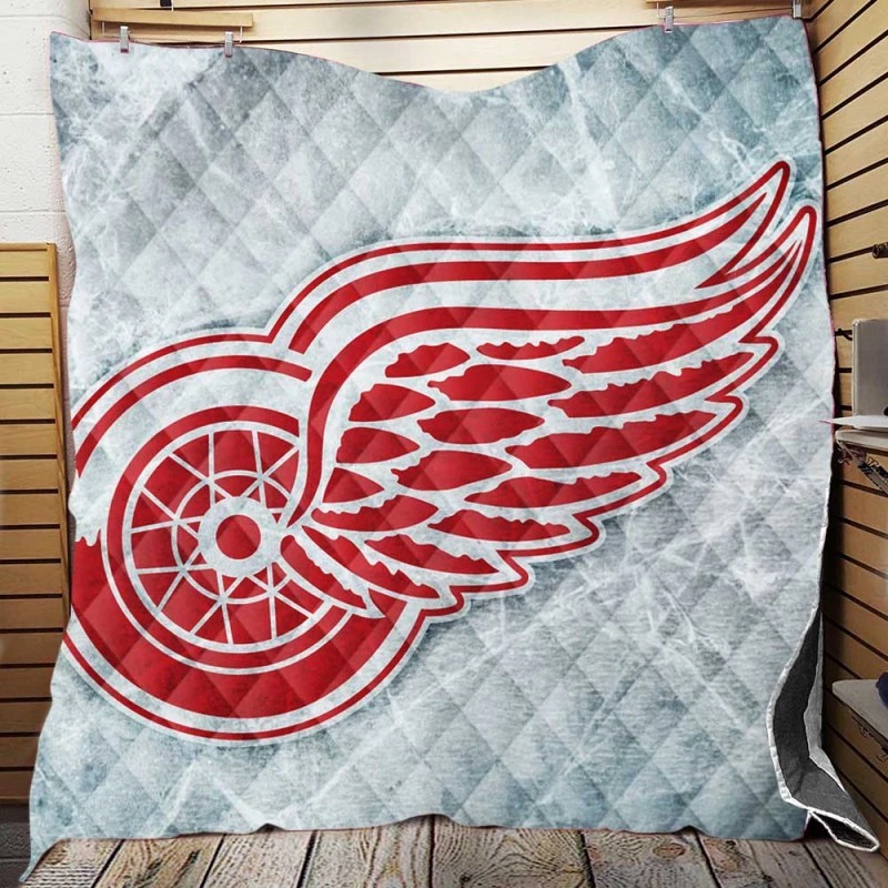 Detroit Red Wings Professional Hockey Club Quilt Blanket