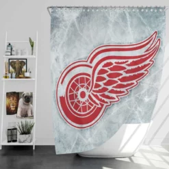 Detroit Red Wings Professional Hockey Club Shower Curtain