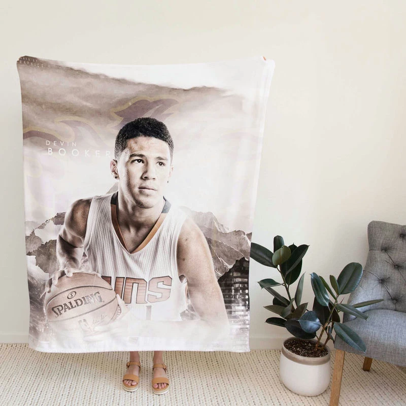 Devin Booker Popular NBA Basketball Player Fleece Blanket