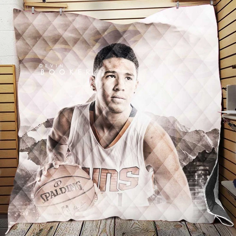 Devin Booker Popular NBA Basketball Player Quilt Blanket