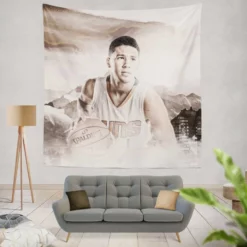 Devin Booker Popular NBA Basketball Player Tapestry