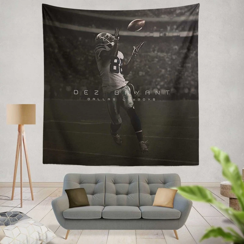 Dez Bryant Energetic NFL Football Player Tapestry