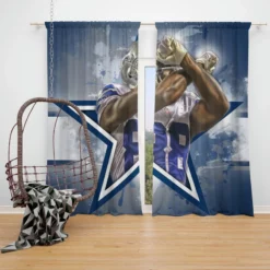 Dez Bryant Popular NFL Football Player Window Curtain