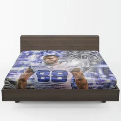 Dez Bryant Top Ranked NFL Football Player Fitted Sheet 1