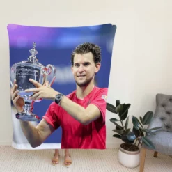 Dominic Thiem Austrian Tennis Player Fleece Blanket