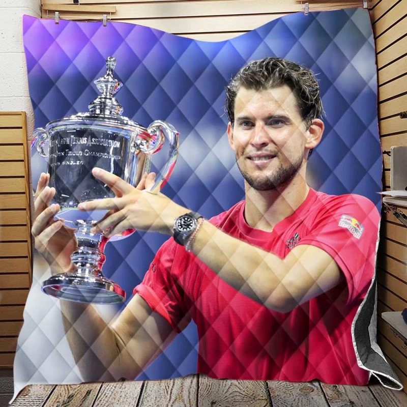 Dominic Thiem Austrian Tennis Player Quilt Blanket