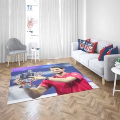 Dominic Thiem Austrian Tennis Player Rug 2