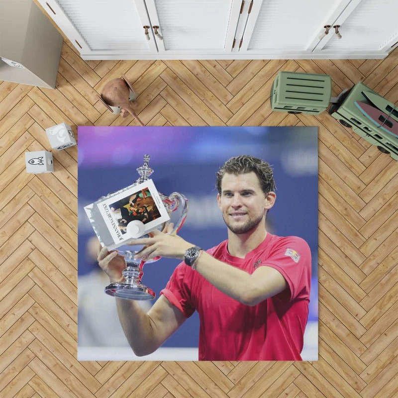 Dominic Thiem Austrian Tennis Player Rug