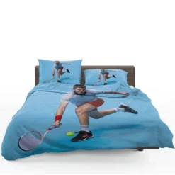Dominic Thiem Energetic Austrian Tennis Player Bedding Set