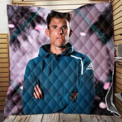 Dominic Thiem Exellelant Austrian Tennis Player Quilt Blanket