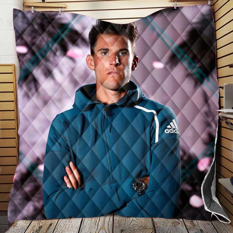 Dominic Thiem Exellelant Austrian Tennis Player Quilt Blanket