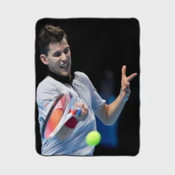 Dominic Thiem Professional Austrian Tennis Player Fleece Blanket 1