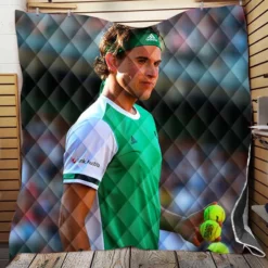 Dominic Thiem Top Ranked Austrian Tennis Player Quilt Blanket