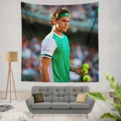 Dominic Thiem Top Ranked Austrian Tennis Player Tapestry