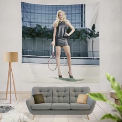 Donna Vekic Croatian Professional Tennis Player Tapestry