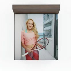 Donna Vekic Excellent Croation Tennis Player Fitted Sheet