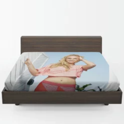 Donna Vekic Popular Croation Tennis Player Fitted Sheet 1