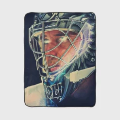 Dwayne Olson Professional NHL Hockey Player Fleece Blanket 1