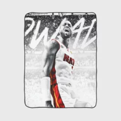 Dwyane Wade NBA Basketball Player Fleece Blanket 1