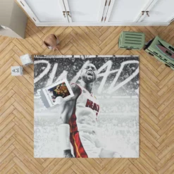 Dwyane Wade NBA Basketball Player Rug