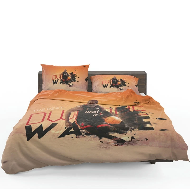 Dwyane Wade Professional NBA Basketball Player Bedding Set