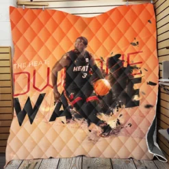 Dwyane Wade Professional NBA Basketball Player Quilt Blanket