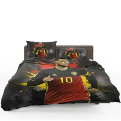 Eden Hazard Awarded Belgium Soccer Player Bedding Set