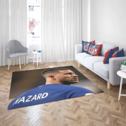 Eden Hazard Awesome Captain in belgium Rug 2