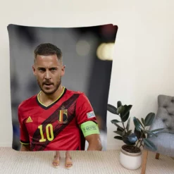 Eden Hazard Best Belgium Captain Fleece Blanket