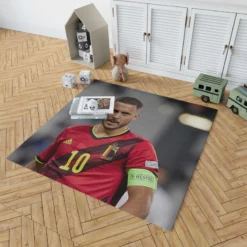 Eden Hazard Best Belgium Captain Rug 1