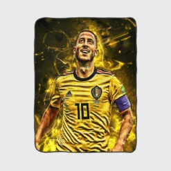 Eden Hazard FIFA World Cup Player Fleece Blanket 1