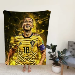 Eden Hazard FIFA World Cup Player Fleece Blanket