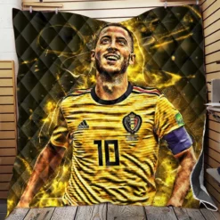 Eden Hazard FIFA World Cup Player Quilt Blanket