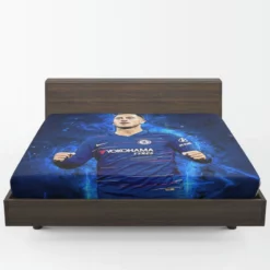 Eden Hazard Popular Chelsea Football Player Fitted Sheet 1