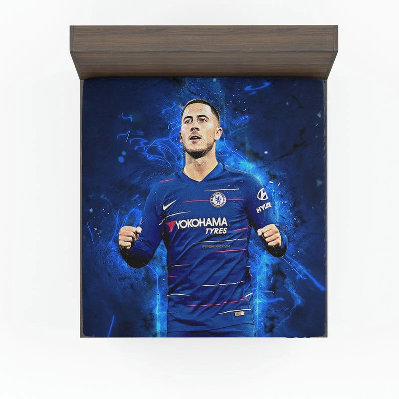 Eden Hazard Popular Chelsea Football Player Fitted Sheet