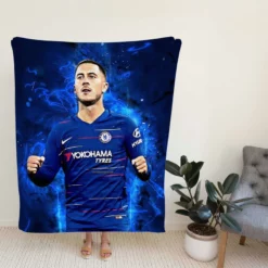 Eden Hazard Popular Chelsea Football Player Fleece Blanket